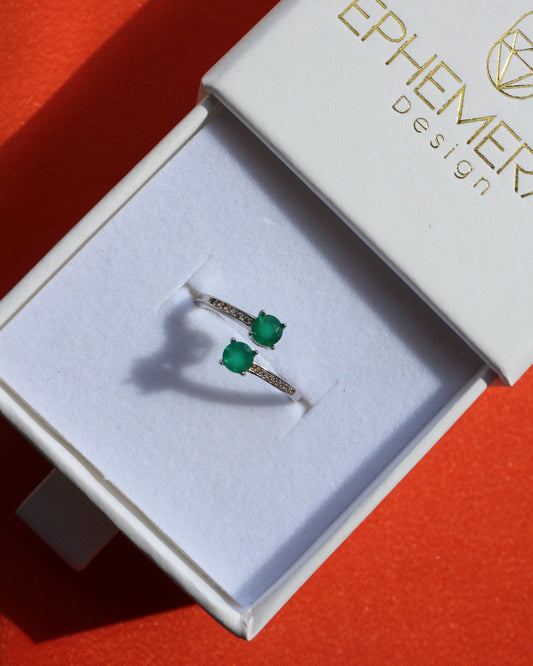 Anillo 2 gemas
