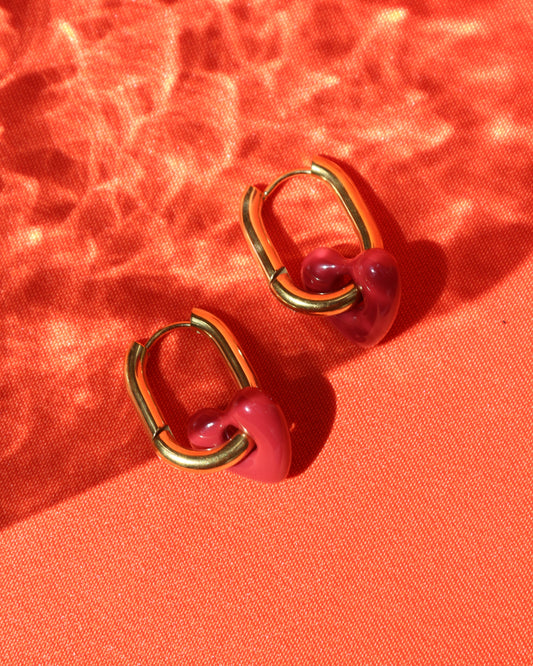 Argollas con corazón