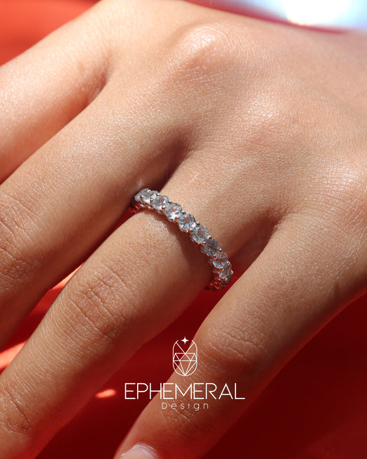 Anillo de cuarzo rutilado