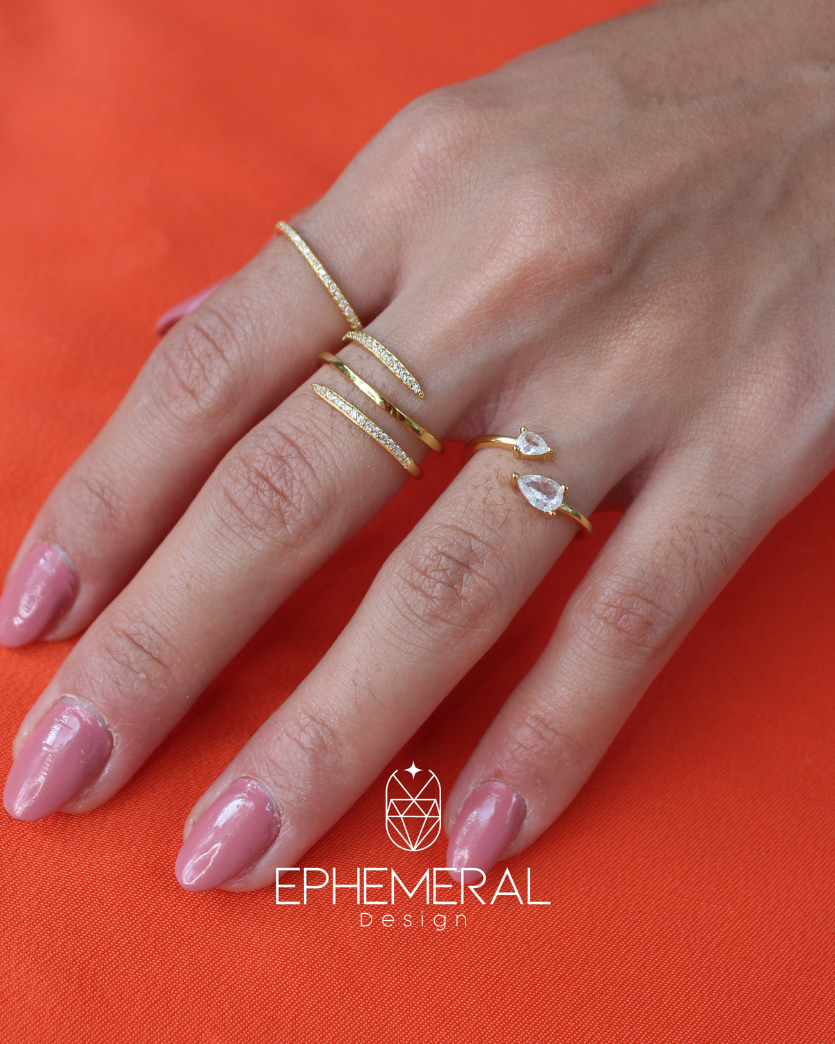 Anillo ajustable pera