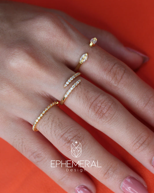 Anillo ajustable redondo